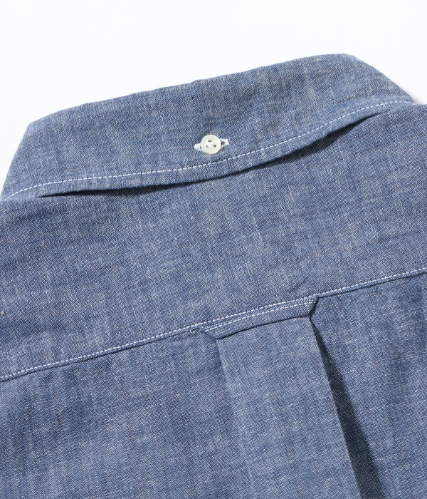 Lot No. SC28842 / 5oz. SELVEDGE CHAMBRAY BUTTON DOWN SHIRT (LONG SLEEVE)