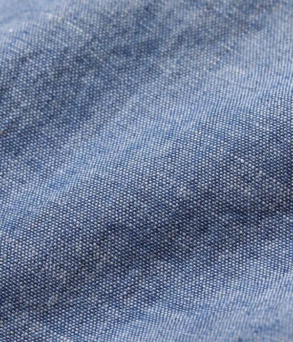 Lot No. SC28842 / 5oz. SELVEDGE CHAMBRAY BUTTON DOWN SHIRT (LONG SLEEVE)