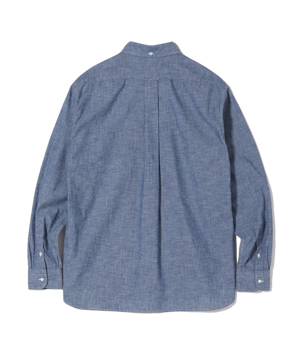 Lot No. SC28842 / 5oz. SELVEDGE CHAMBRAY BUTTON DOWN SHIRT (LONG SLEEVE)