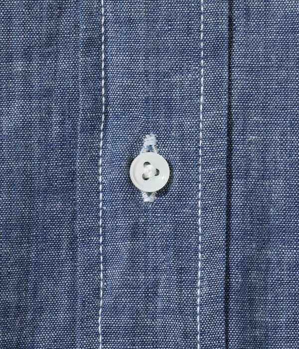 Lot No. SC28842 / 5oz. SELVEDGE CHAMBRAY BUTTON DOWN SHIRT (LONG SLEEVE)