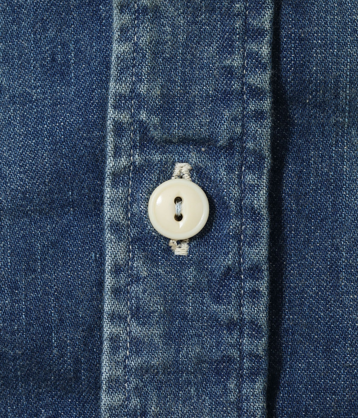 Lot No. SC29474 / BLUE DENIM WORK SHIRT AGED MODEL