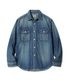 Lot No. SC29474 / BLUE DENIM WORK SHIRT AGED MODEL