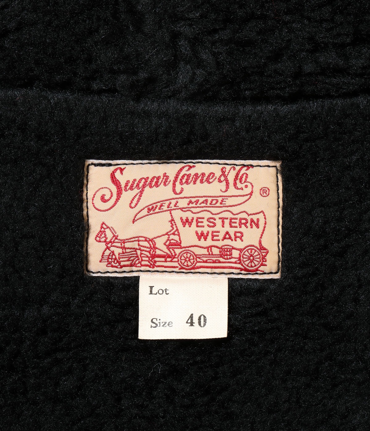 Lot No. SC15826 / NATIVE AMERICAN WOOL COTTON JACQUARD WORK PARKA BOA LINING