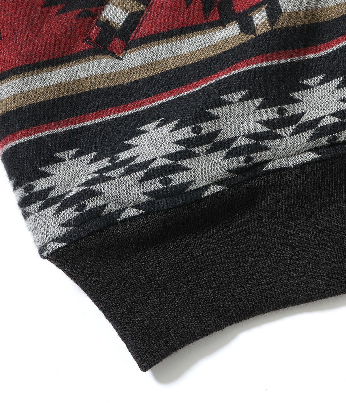 Lot No. SC15826 / NATIVE AMERICAN WOOL COTTON JACQUARD WORK PARKA BOA LINING