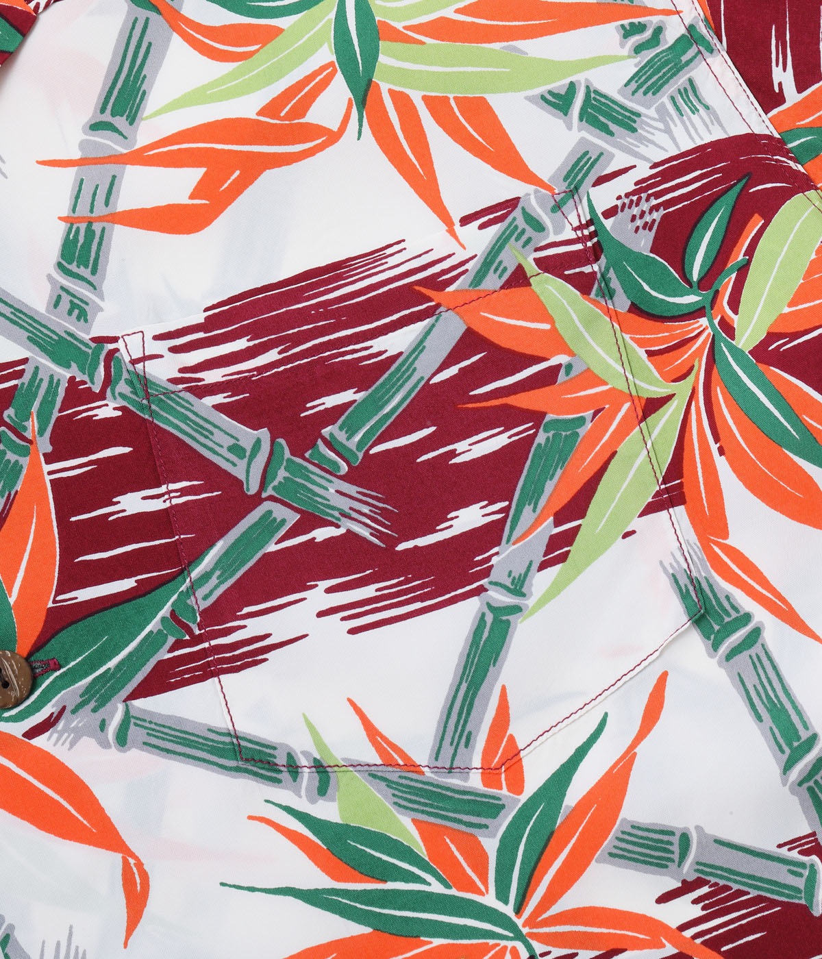Lot No. SS39625 / RAYON HAWAIIAN SHIRT ��BAMBOO GRASSLANDS��