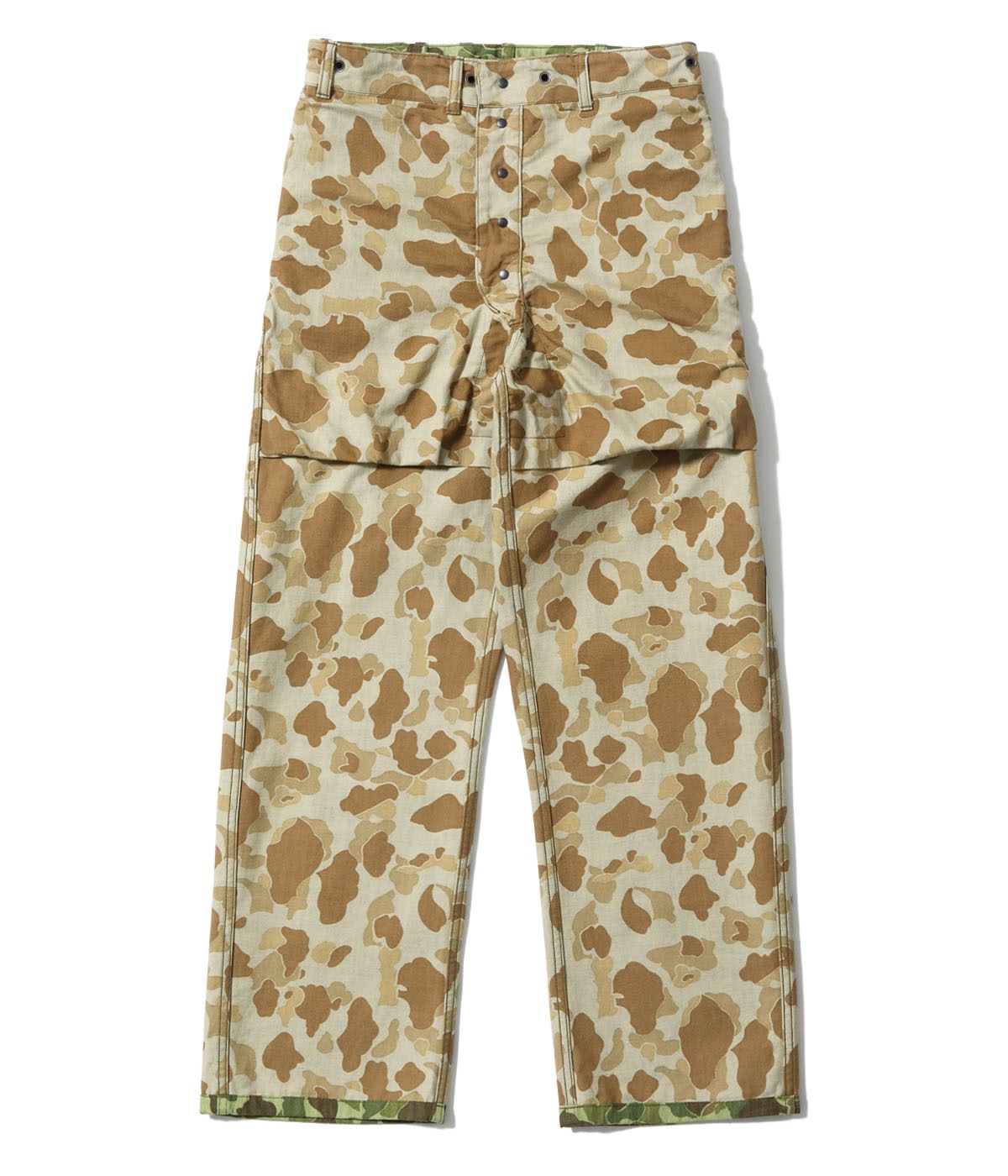 Lot No. BR42634 / U.S. MARINE CORPS TROUSERS, HERRINGBONE, CAMOUFLAGED P-44