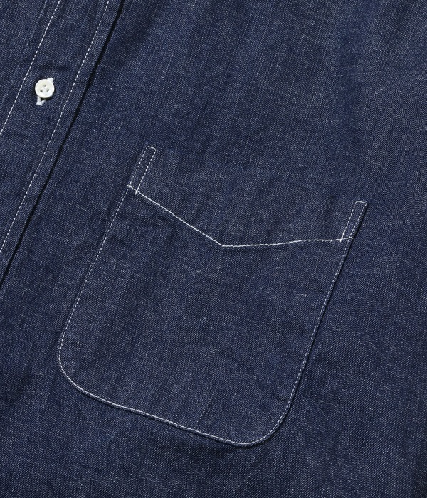 Lot No. SC28843 / 8.5oz. SELVEDGE DENIM BUTTON DOWN SHIRT