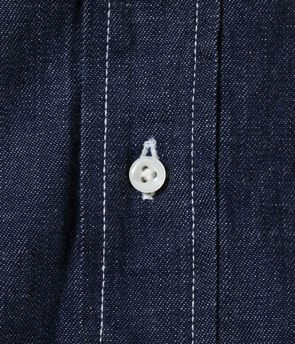 Lot No. SC28843 / 8.5oz. SELVEDGE DENIM BUTTON DOWN SHIRT