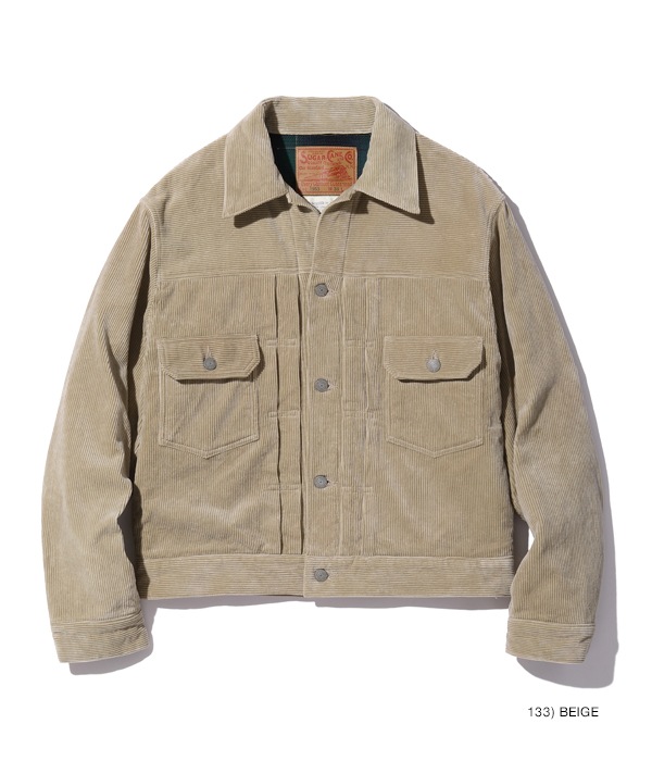 Lot No. SC15463 / 9W CORDUROY HEAVY FRANNEL LINED JACKET