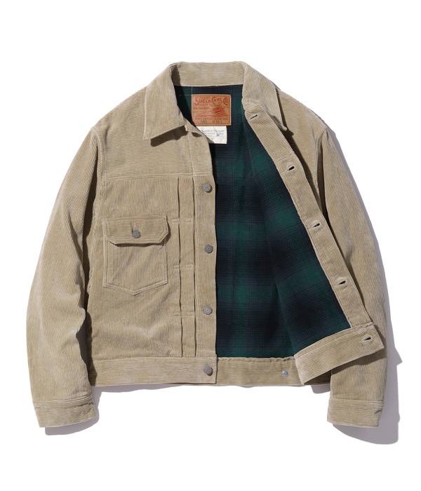 Lot No. SC15463 / 9W CORDUROY HEAVY FRANNEL LINED JACKET