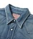 Lot No. SC29475 / BLUE DENIM WESTERN SHIRT AGED MODEL