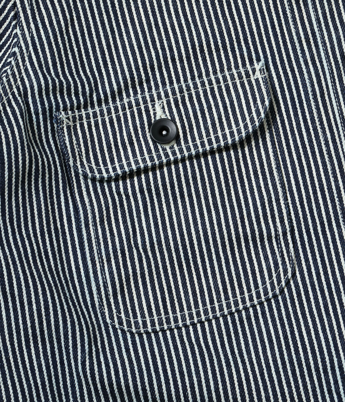 Lot No. SM15903 / SAILOR MOKU PRODUCTS 12.5oz. HICKORY STRIPE WORK JACKET