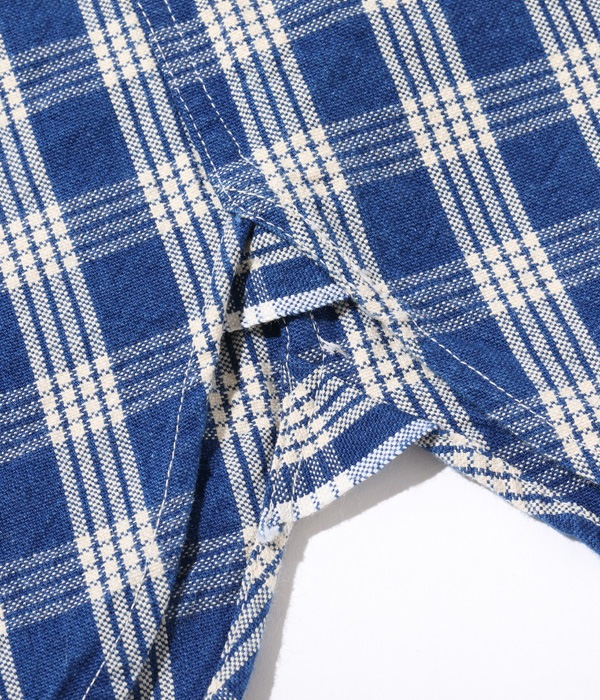 Lot No. US27124 / UNION SUPPLY 10oz. PALAKA CHECK PULLOVER SHIRT