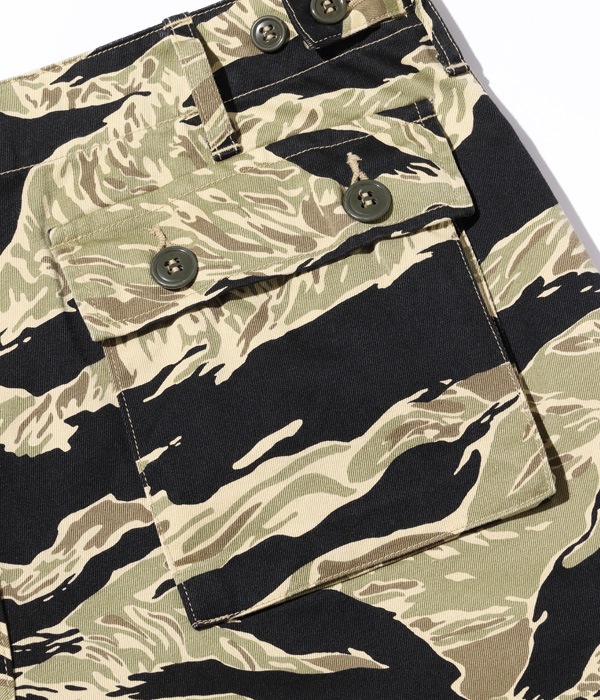 2025ǯߺͽ / Lot No. BR42502 / GOLD TIGER STRIPE TROUSERS SHORT LENGTH