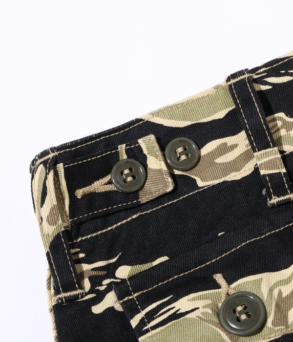 2025ǯߺͽ / Lot No. BR42502 / GOLD TIGER STRIPE TROUSERS SHORT LENGTH