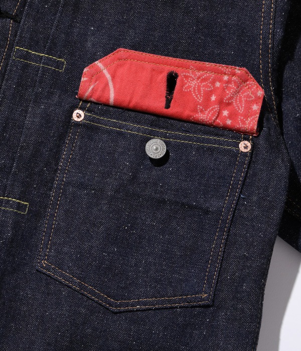 Lot No. SC12202 /  13oz.  DENIM BLOUSE