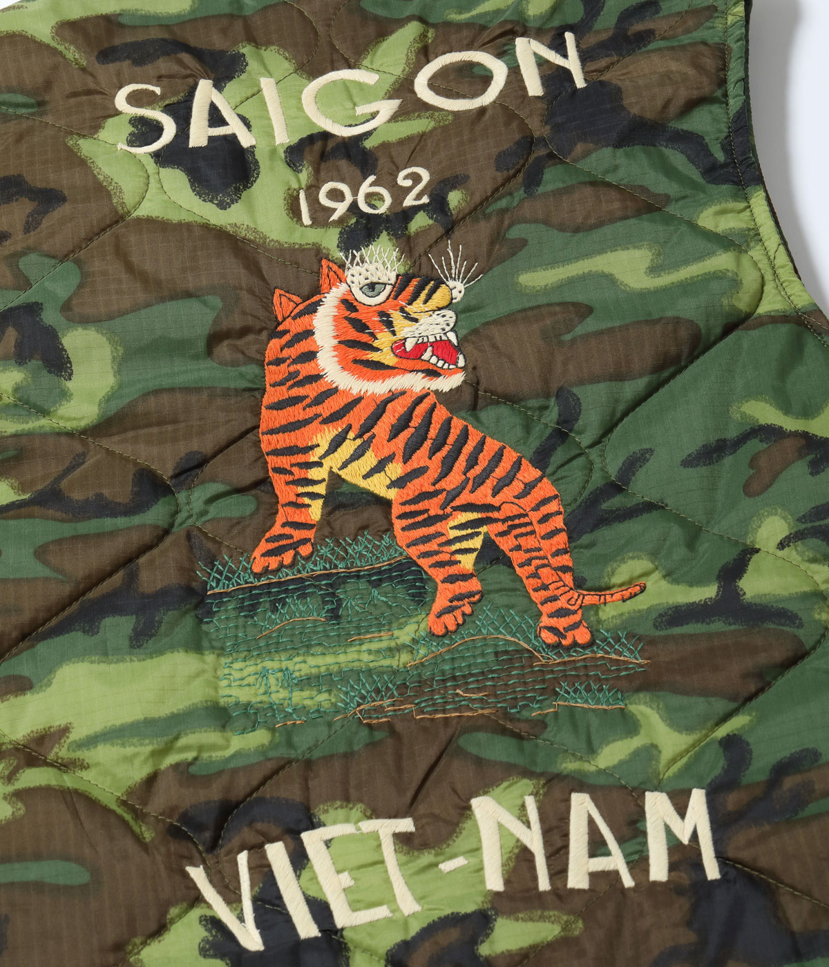 Lot No. TT15718 / Early 1960s Style Vietnam Liner Vest VIET-NAM TIGER