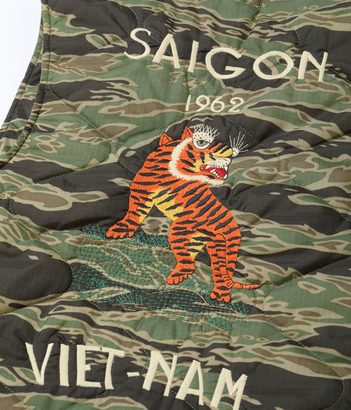 Lot No. TT15718 / Early 1960s Style Vietnam Liner Vest VIET-NAM TIGER
