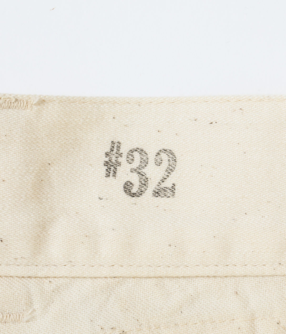 Lot No. BR42635 / TROUSERS, WORKING, WHITE TWILL