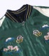 Lot No. TT14571-119 / Mid 1950s Style Acetate Souvenir Jacket DRAGON  JAPAN MAP (Reversible Side)