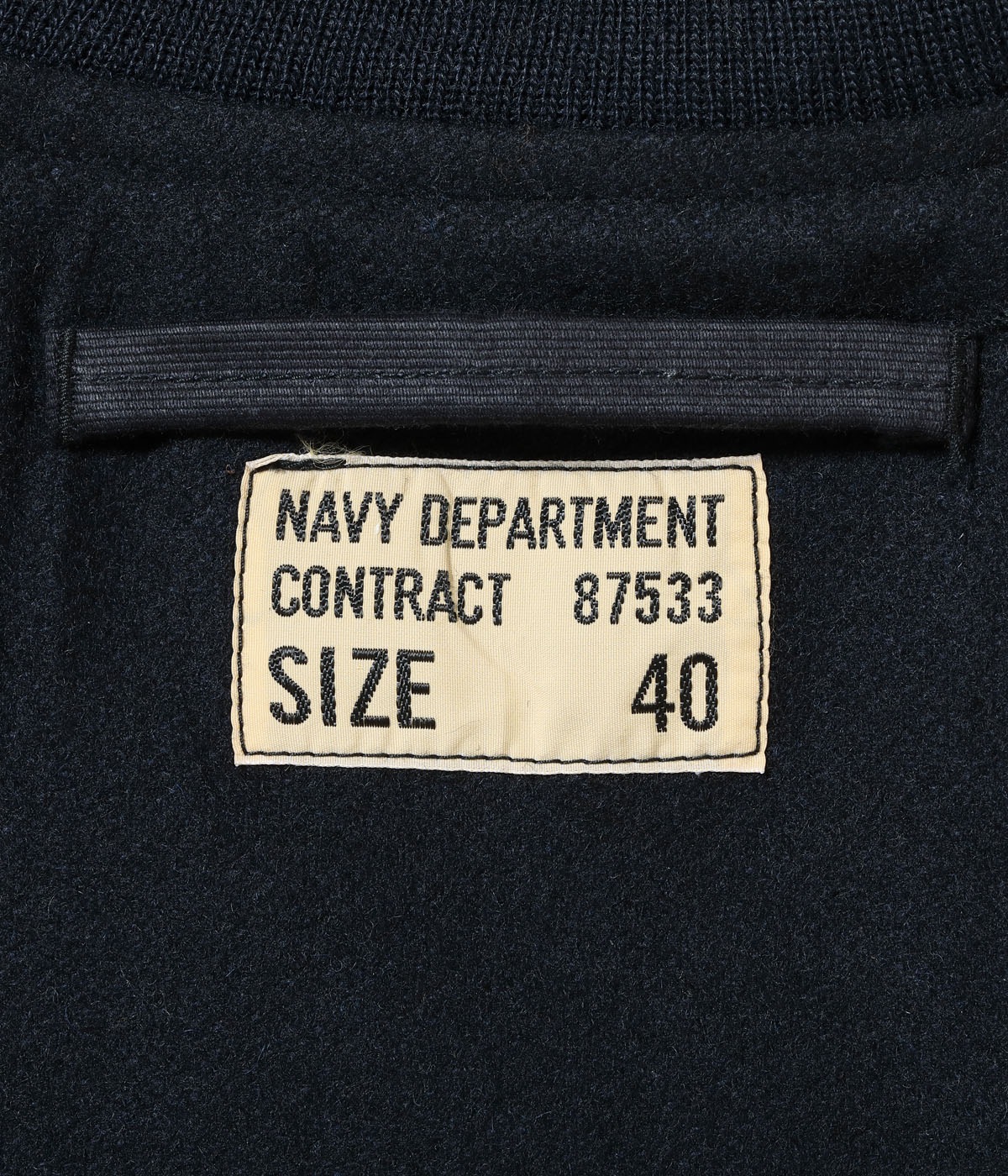 Lot No. BR15579 / JACKET, DECK ZIP ��CONTRACT 87533��