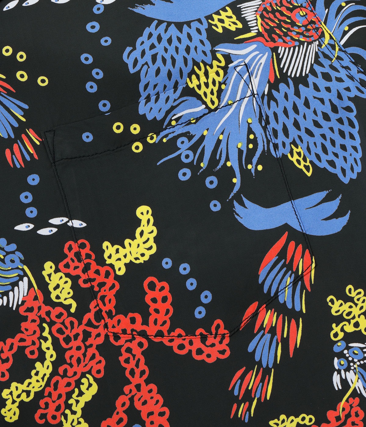 Lot No. SS39626 / RAYON HAWAIIAN SHIRT ��TROPICAL FISH��