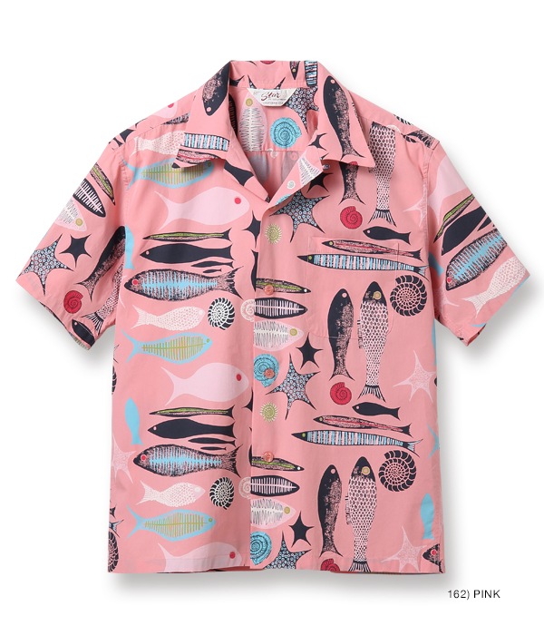 Lot No. SH38635 / BROAD COTTON OPEN SHIRT ��FISH��