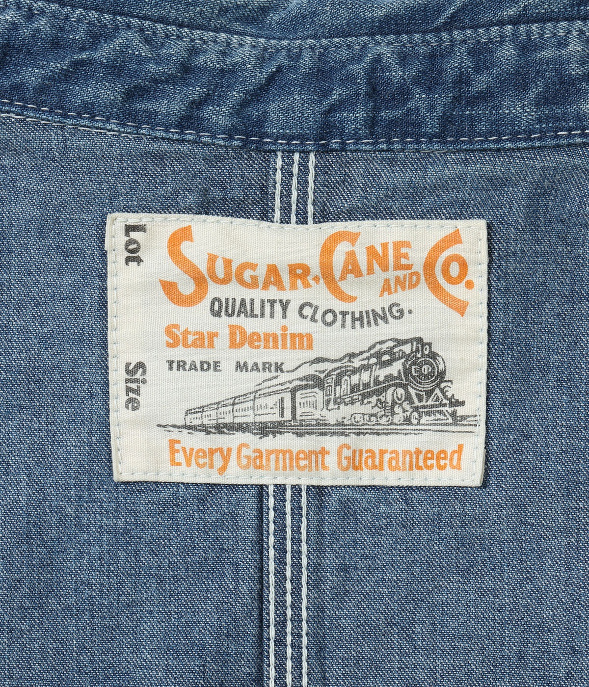 Lot No. SC15708 / 11oz. BLUE DENIM WORK COAT AGED MODEL