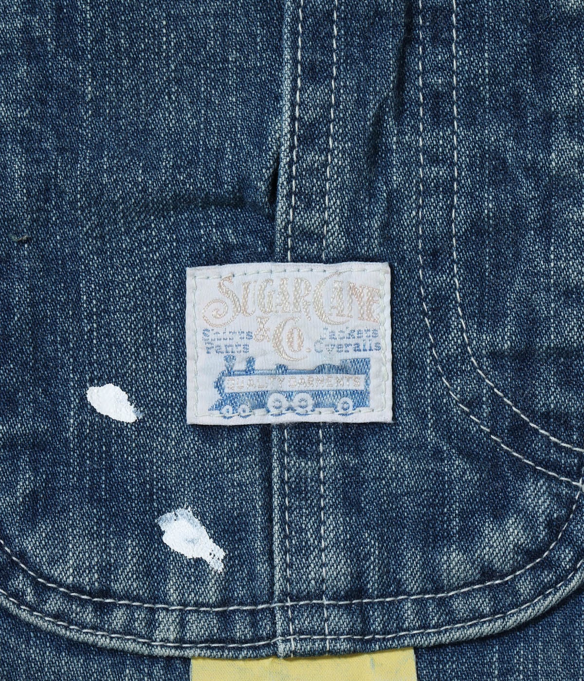 Lot No. SC15708 / 11oz. BLUE DENIM WORK COAT AGED MODEL