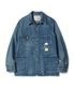 Lot No. SC15708 / 11oz. BLUE DENIM WORK COAT AGED MODEL