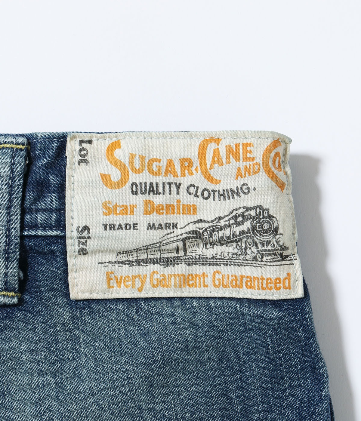 Lot No. SC42549 / 11oz. BLUE DENIM WORK PANTS AGED MODEL