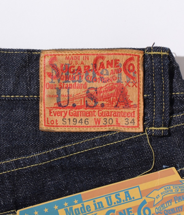 Lot No. SC41946US / SUGAR CANE ��Made in USA�� 13oz. WW�� DENIM WAIST OVERALLS 1946 MODEL