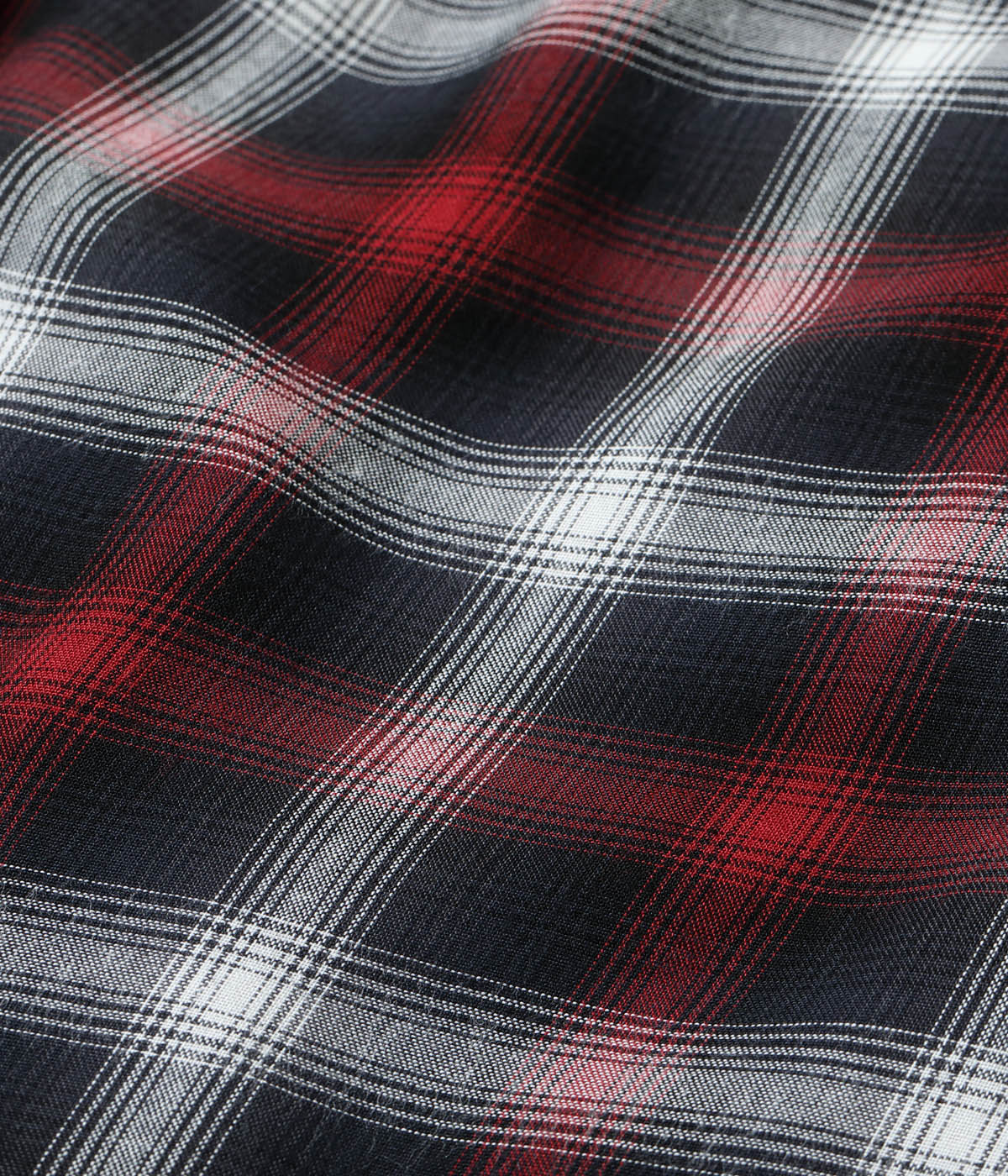 Lot No. SC29683 / RAYON OMBRE CHECK OPEN SHIRT