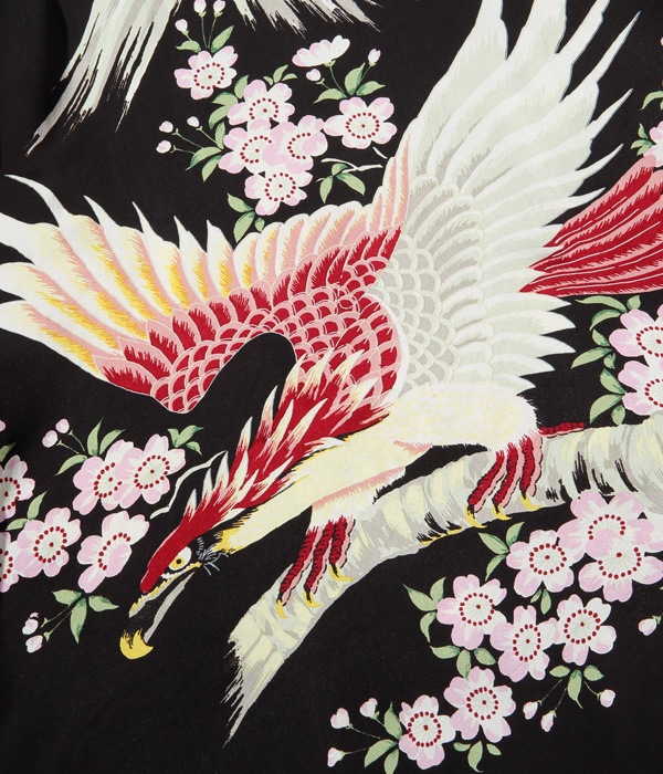 Lot No. TT14633-125 / KOSHO & CO. SPECIAL EDITION SOUVENIR JACKET DRAGON  EAGLE (HAND PRINT)