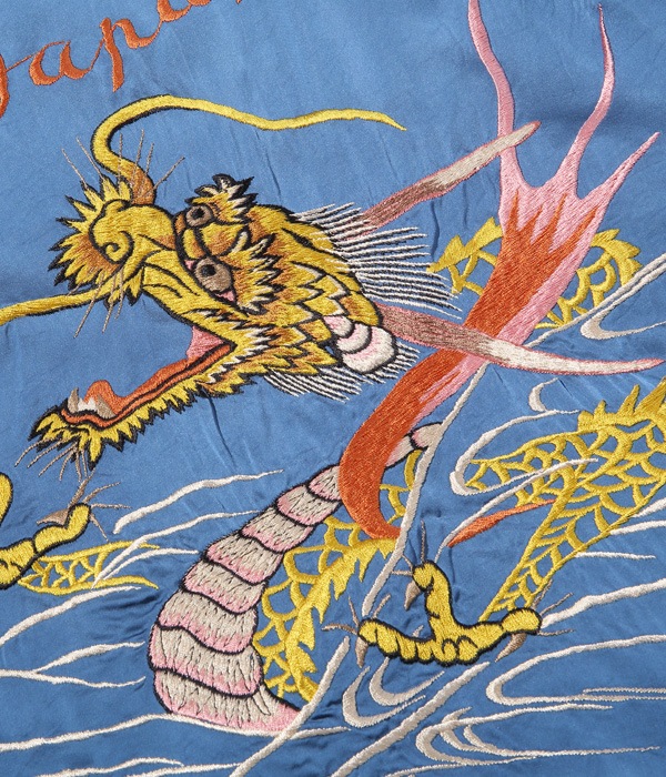 Lot No. TT14633-125 / KOSHO & CO. SPECIAL EDITION SOUVENIR JACKET DRAGON  EAGLE (HAND PRINT)