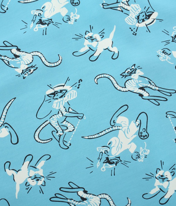 Lot No. SH38637 / HIGH DENSITY RAYON OPEN SHIRT FANCY CATS