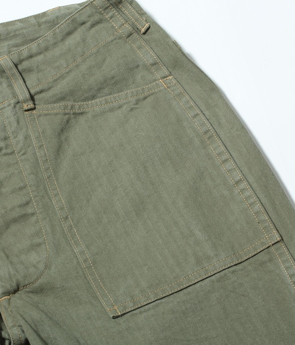 Lot No. BR41594 / FIRST TYPE UTILITY HERRINGBONE TROUSERS
