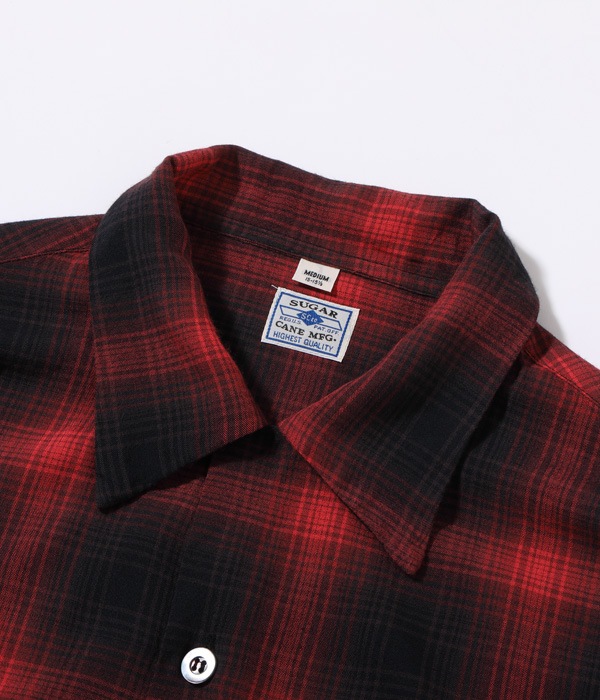 Lot No. SC28852 / RAYON CHECK OPEN SHIRT