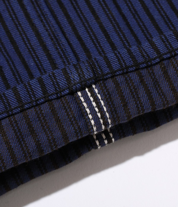 Lot No. SC42374 / FICTION ROMANCE 11oz. BLACK LIBERTY STRIPE WORK PANTS
