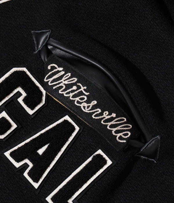 Lot No. WV15385-119 / 30oz. WOOL MELTON AWARD JACKET BULLDOGS (BLACK)