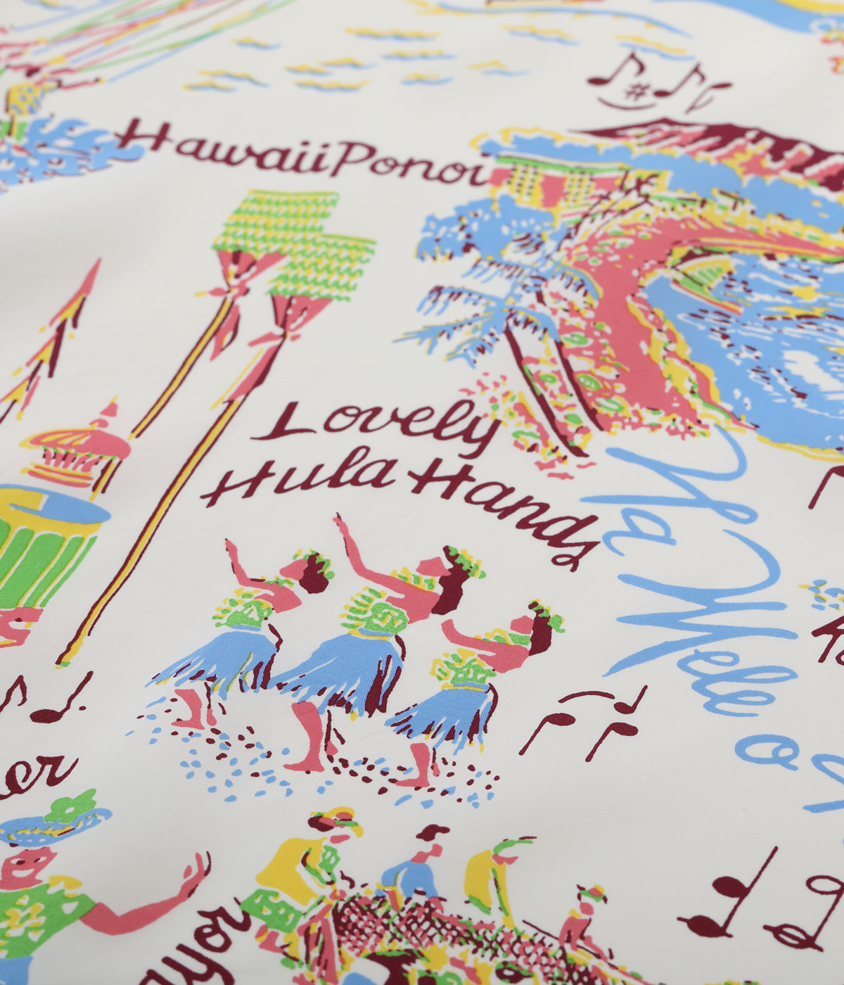 Lot No. SS39226 / RAYON HAWAIIAN SHIRT THE SONG OF HAWAII