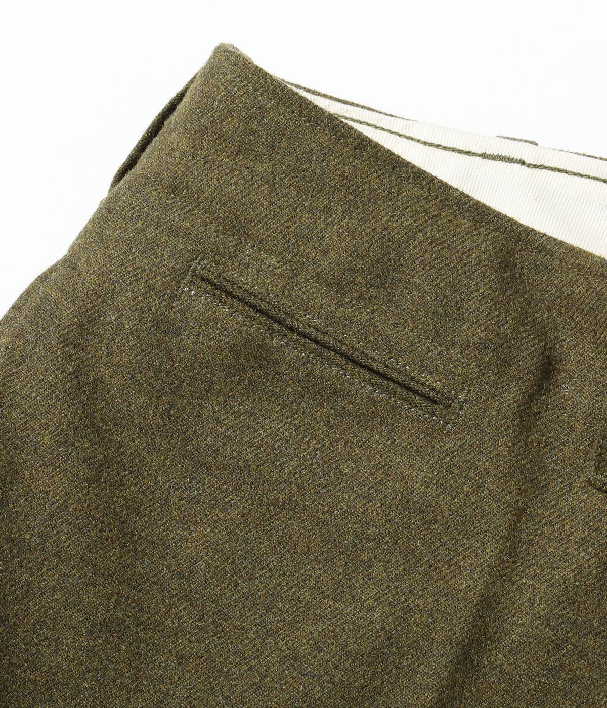 Lot No. BR42465 / TROUSERS, WOOL, SERGE, SPECIAL O.D. LIGHT SHADE BUZZ RICKSON & COMPANY