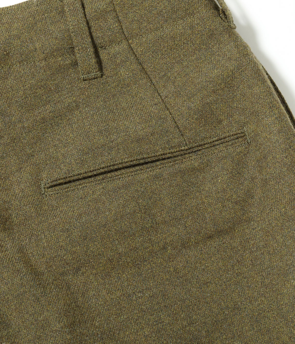 Lot No. BR42465 / TROUSERS, WOOL, SERGE, SPECIAL O.D. LIGHT SHADE BUZZ RICKSON & COMPANY