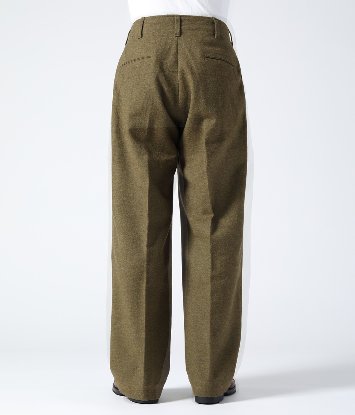 Lot No. BR42465 / TROUSERS, WOOL, SERGE, SPECIAL O.D. LIGHT SHADE BUZZ RICKSON & COMPANY