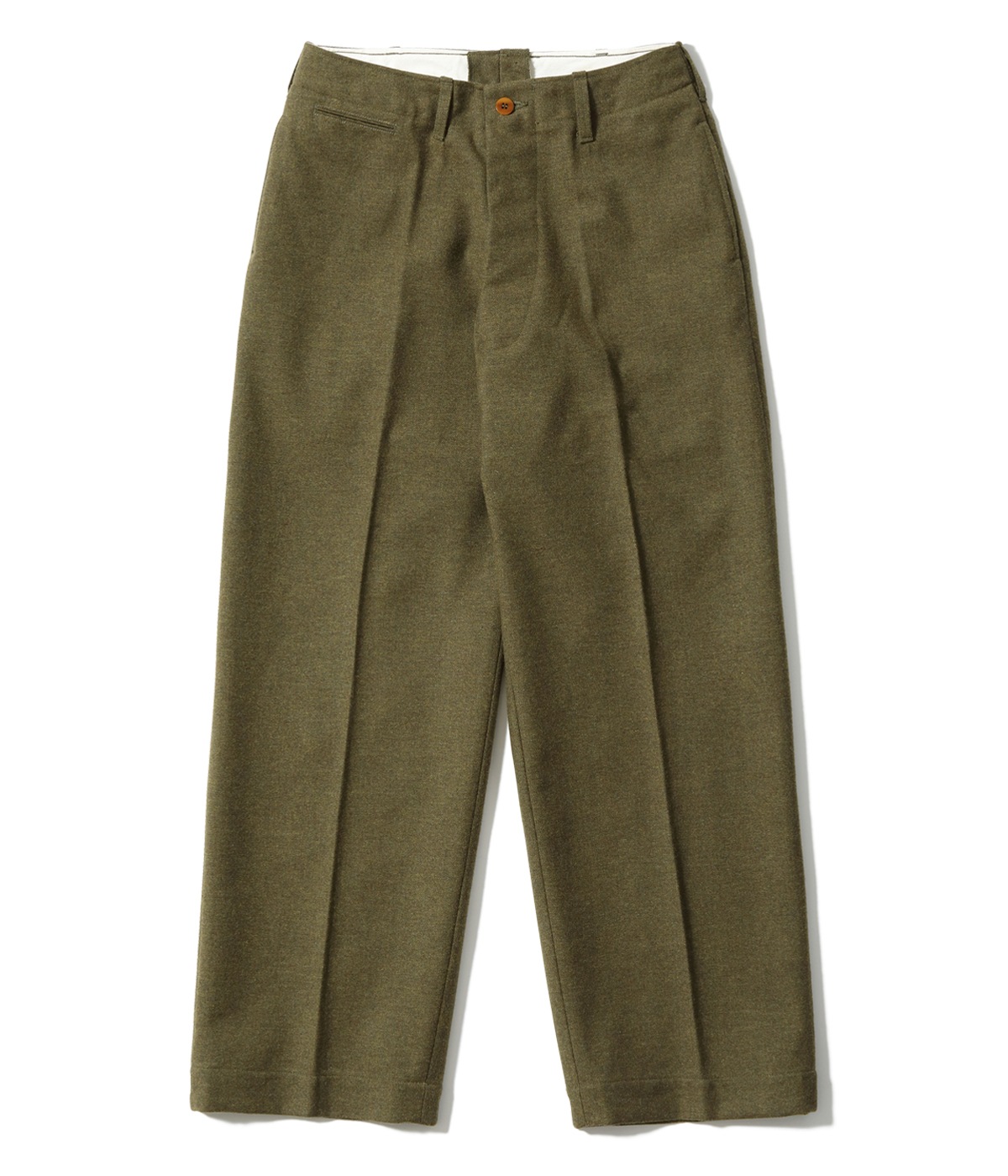 Lot No. BR42465 / TROUSERS, WOOL, SERGE, SPECIAL O.D. LIGHT SHADE BUZZ RICKSON & COMPANY