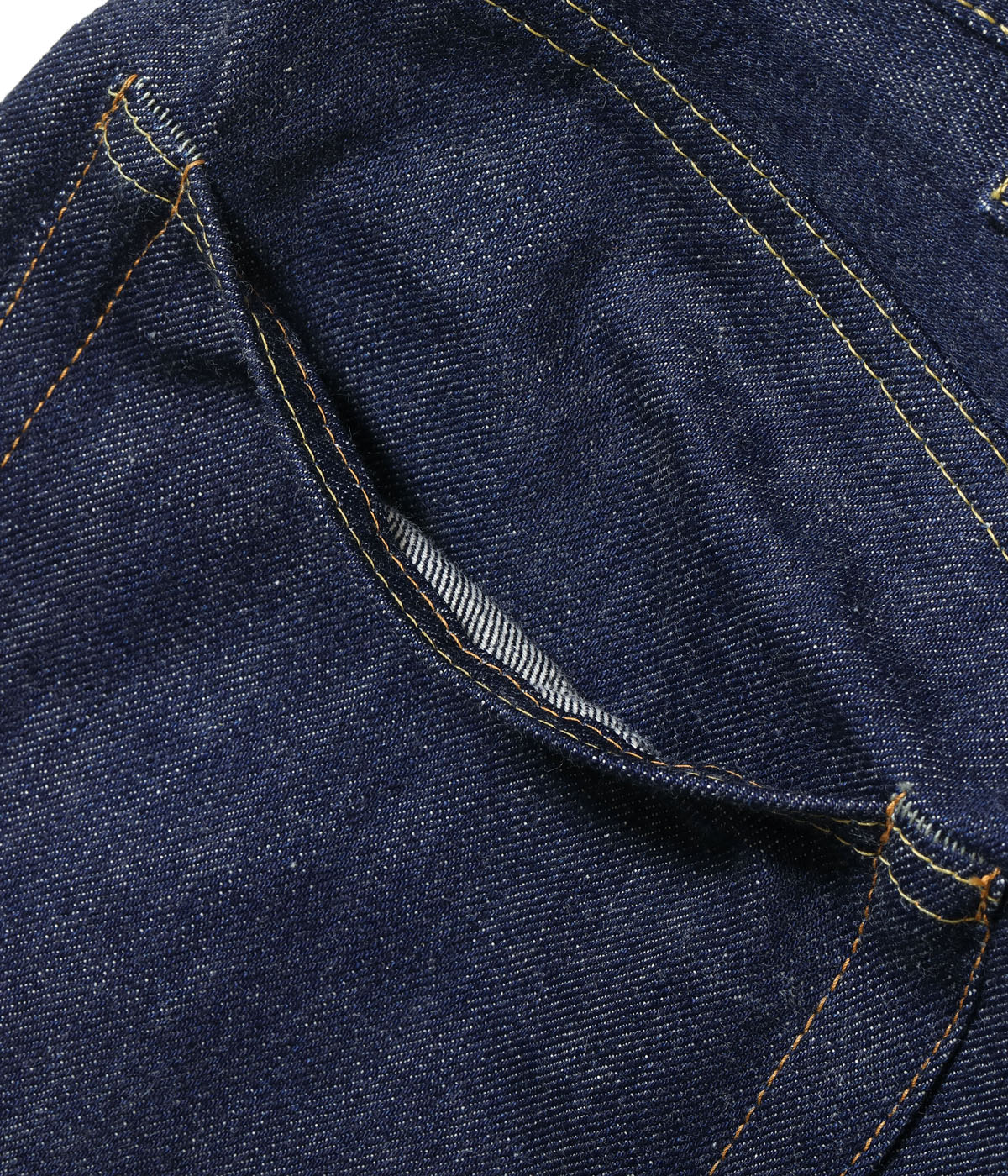 Lot No. SC49005 / SUGAR CANE Super Denim Collectibles #05 14.25oz. BLUE DENIM WAIST OVERALLS 1942 MODEL
