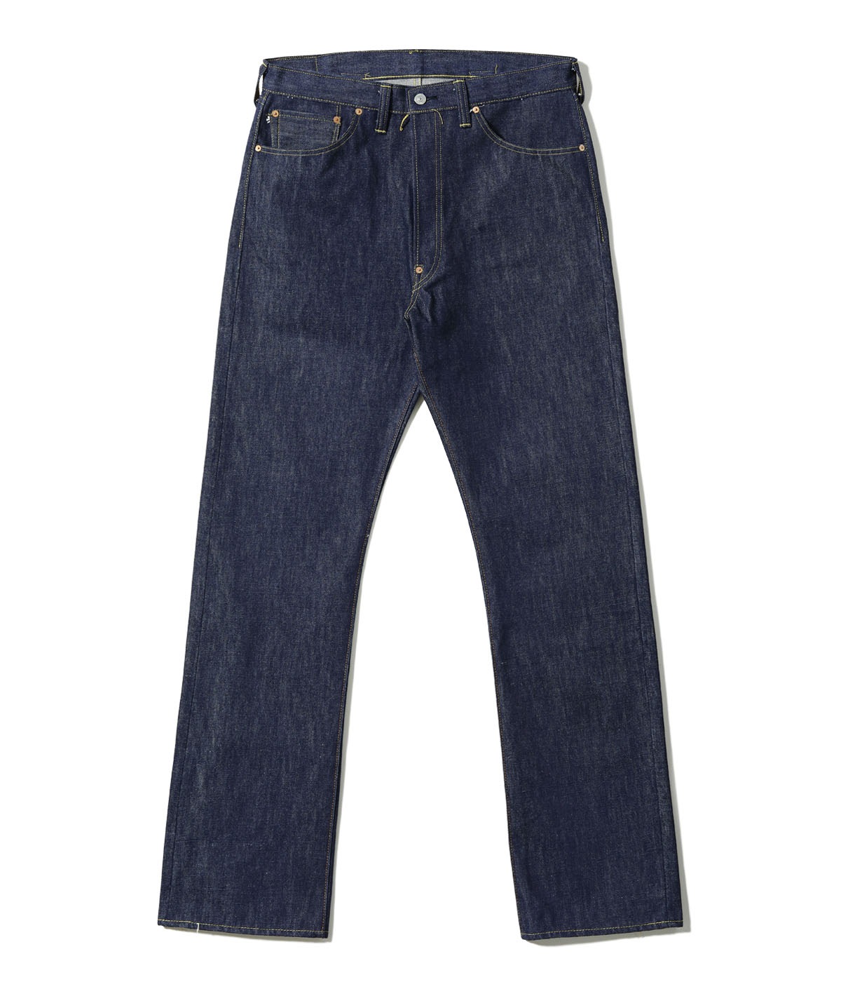 Lot No. SC49005 / SUGAR CANE Super Denim Collectibles #05 14.25oz. BLUE DENIM WAIST OVERALLS 1942 MODEL