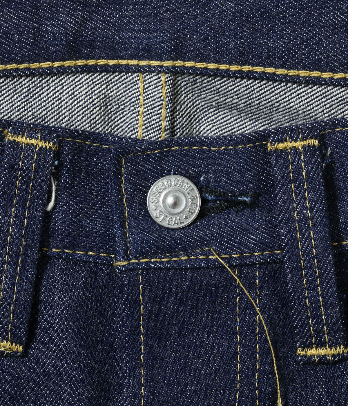 Lot No. SC49005 / SUGAR CANE Super Denim Collectibles #05 14.25oz. BLUE DENIM WAIST OVERALLS 1942 MODEL