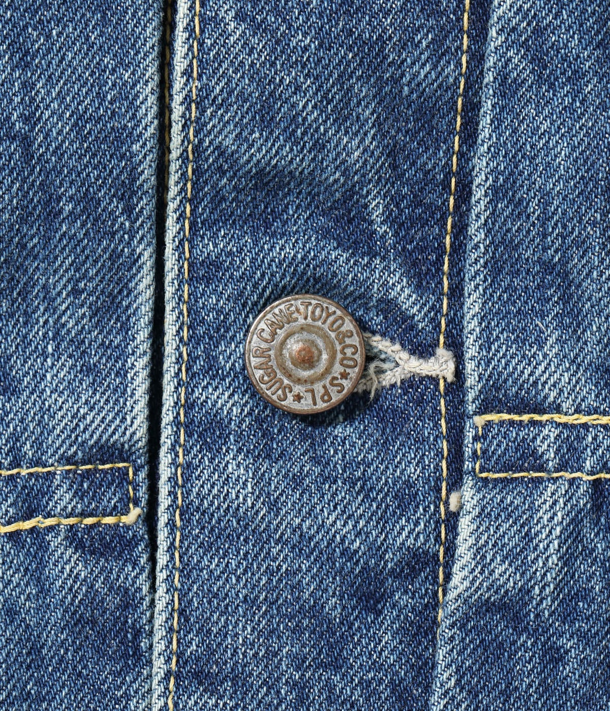 Lot No. SC15716 / 14.25oz. DENIM JACKET 1953 AGED MODEL CARTOON PAINT