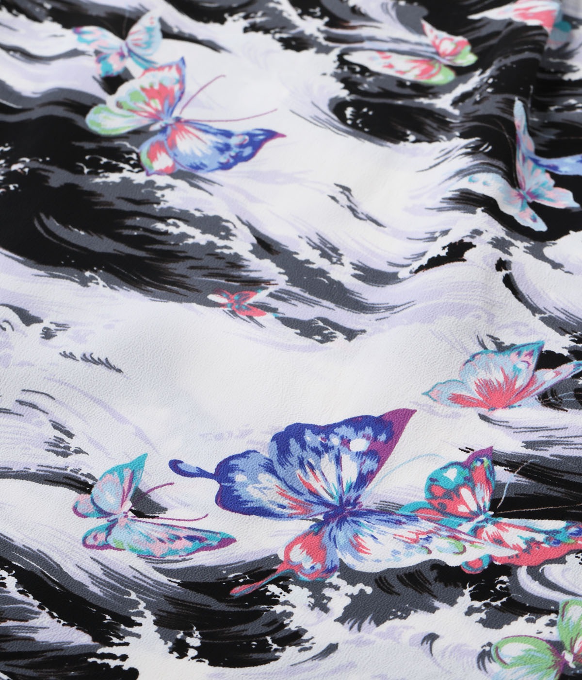 Lot No. SS39627 / RAYON HAWAIIAN SHIRT ��BUTTERFLY SPLASH��